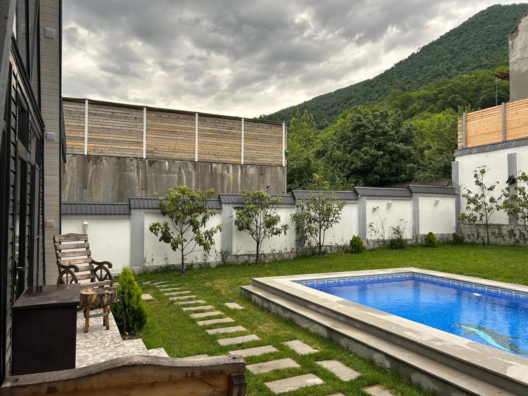 Qafqaz Mountside Chalet Габала Экстерьер фото