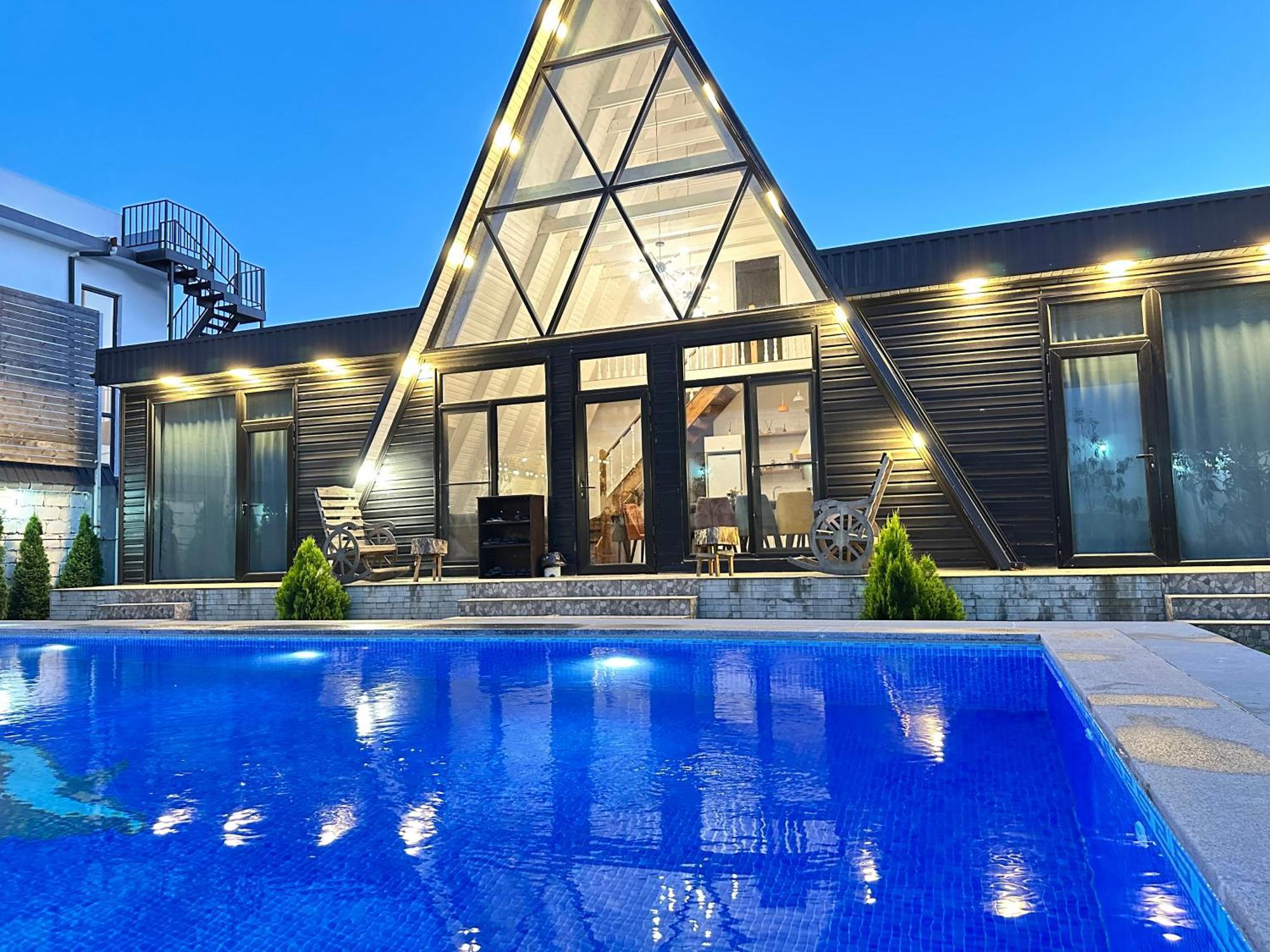 Qafqaz Mountside Chalet Габала Экстерьер фото