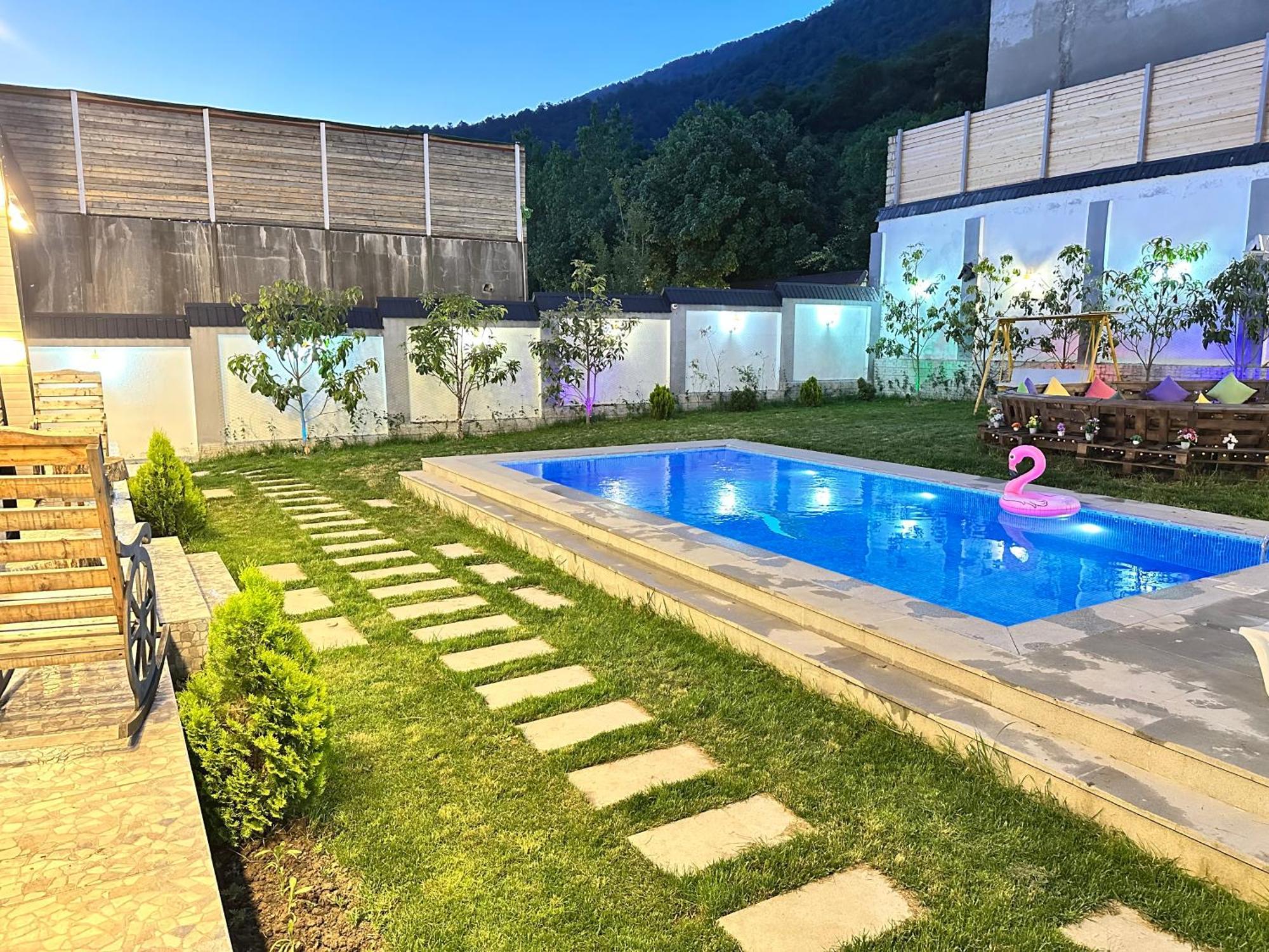 Qafqaz Mountside Chalet Габала Экстерьер фото