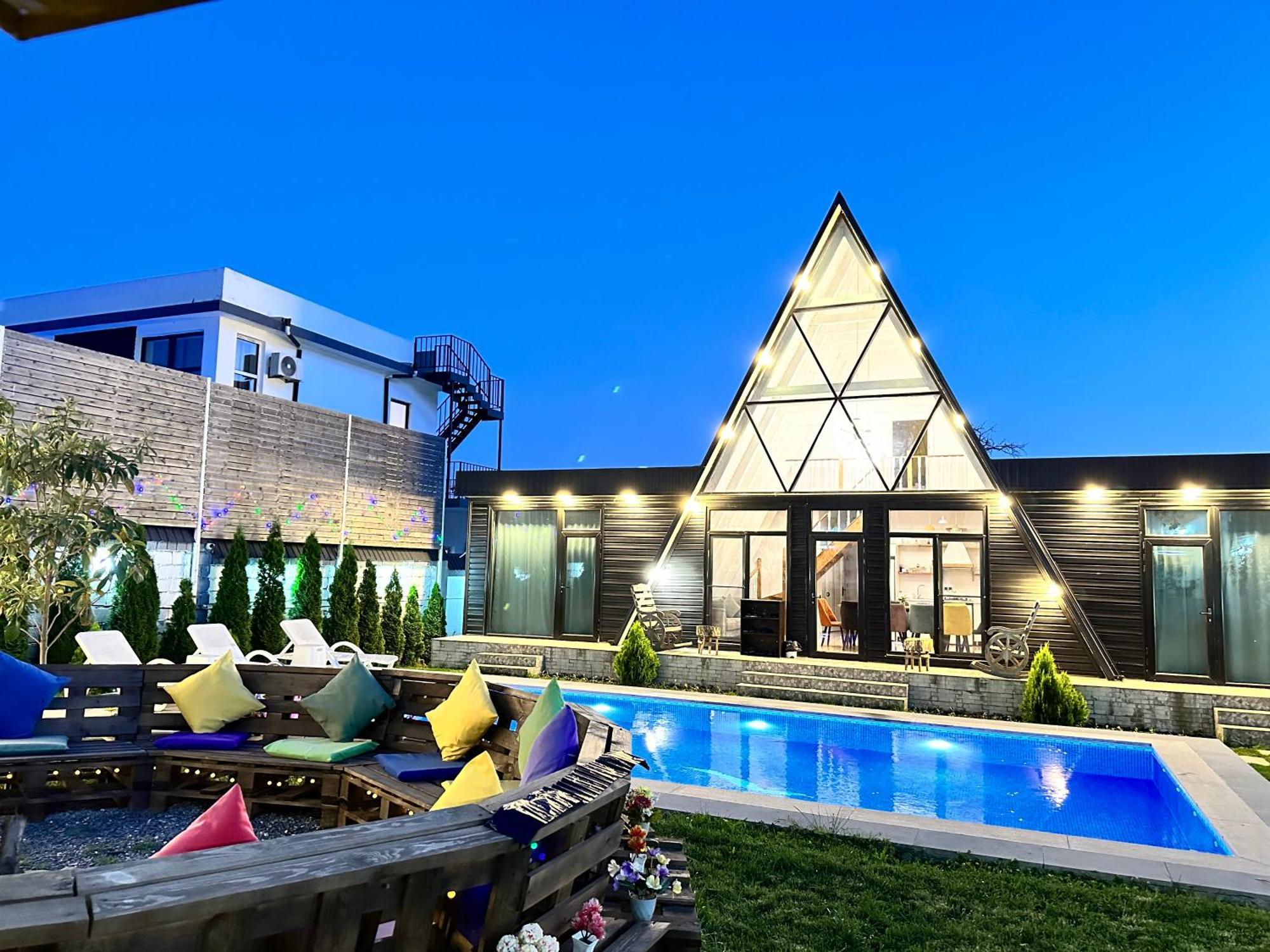 Qafqaz Mountside Chalet Габала Экстерьер фото